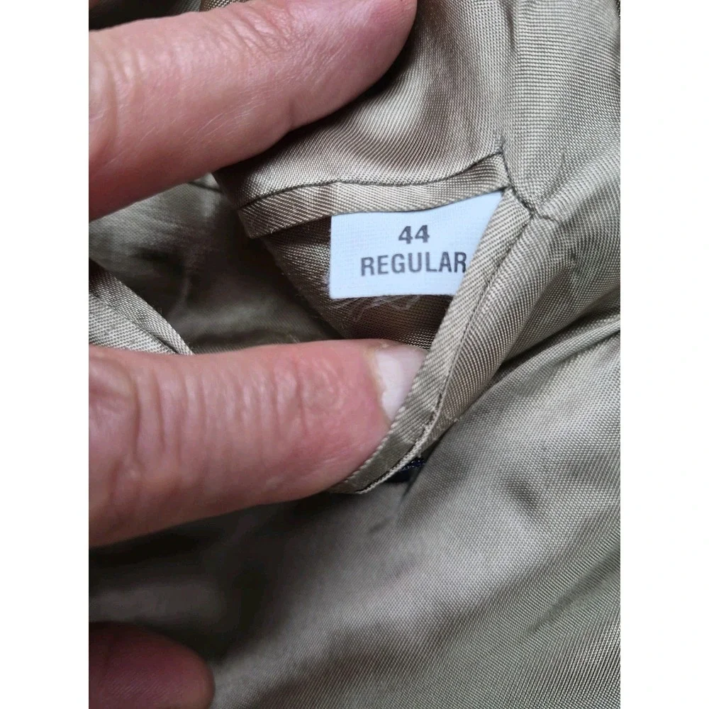 Bill Blass Vintage 44R Brown Camel Hair Blazer Mens 3 Button Sport Coat USA